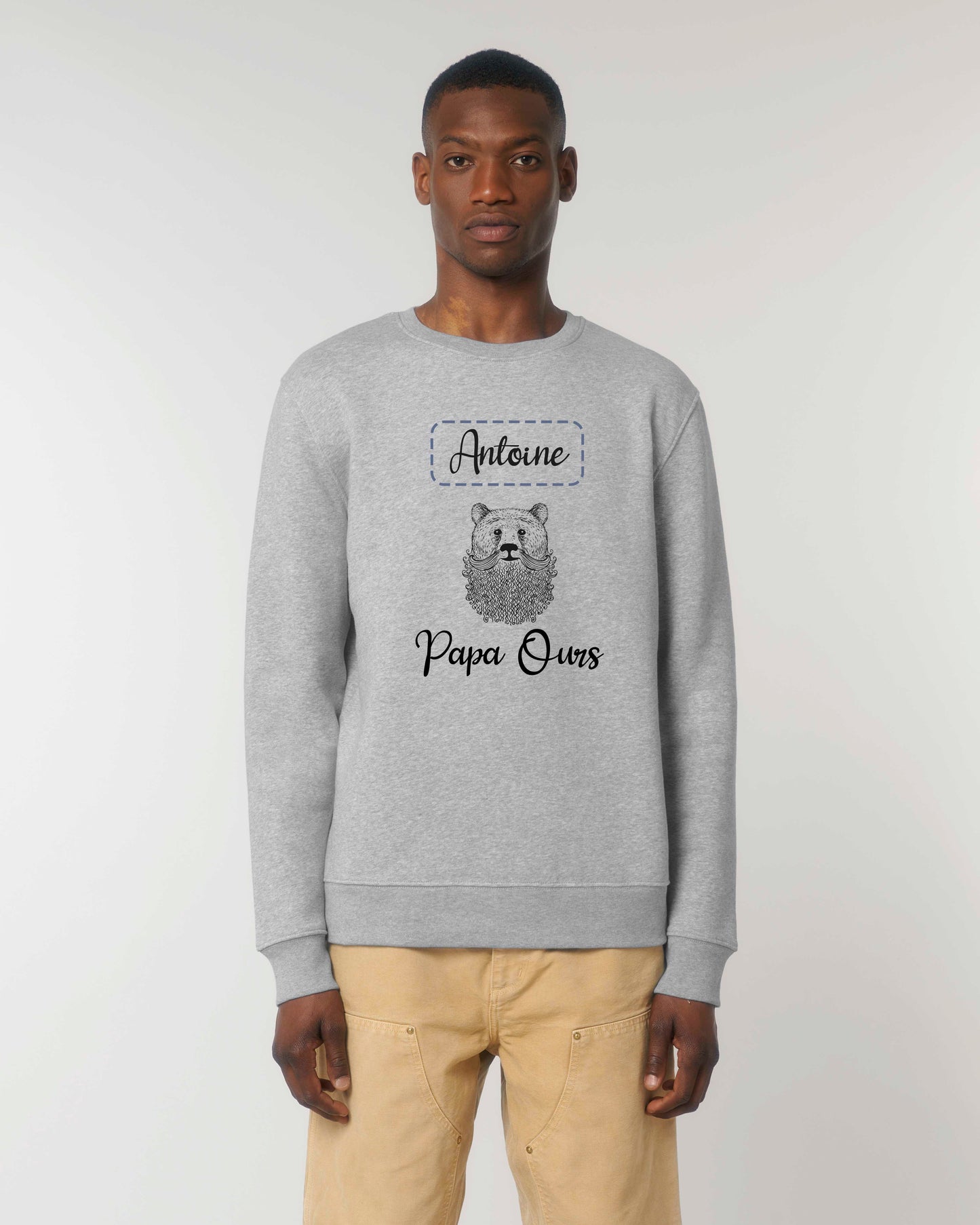 Sweat Homme personnalisable "Papa ours"