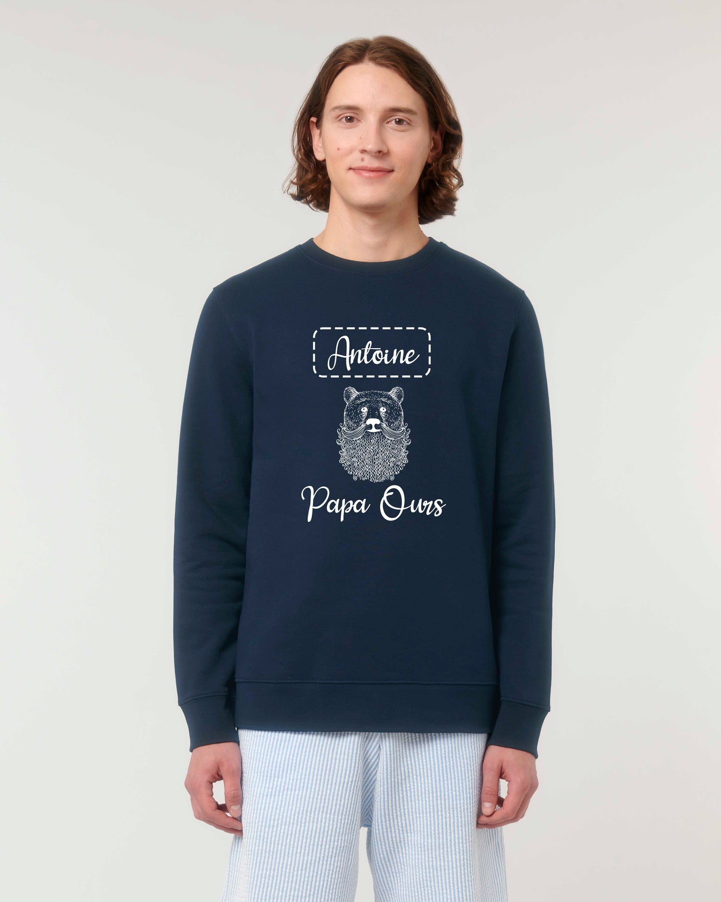 Sweat Homme personnalisable "Papa ours"