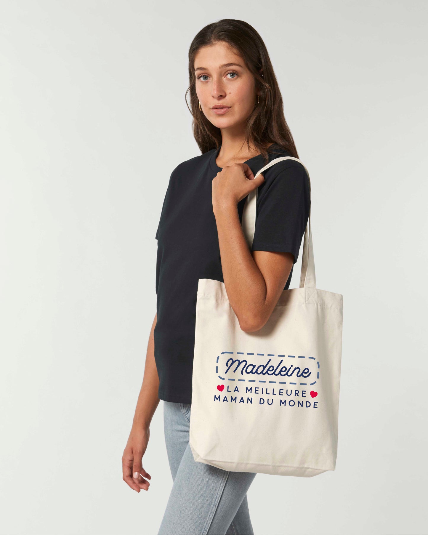 Totebag personnalisable "La meilleure maman du monde"