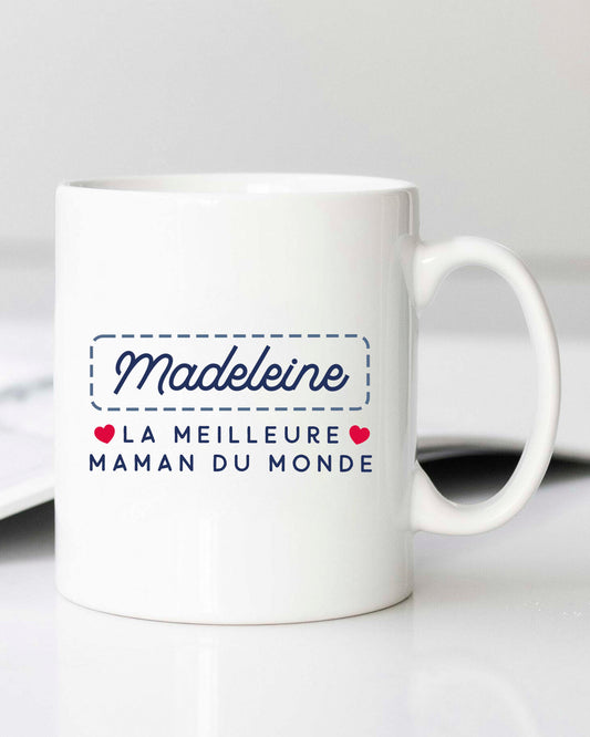 Mug personnalisable "La meilleure maman du monde"