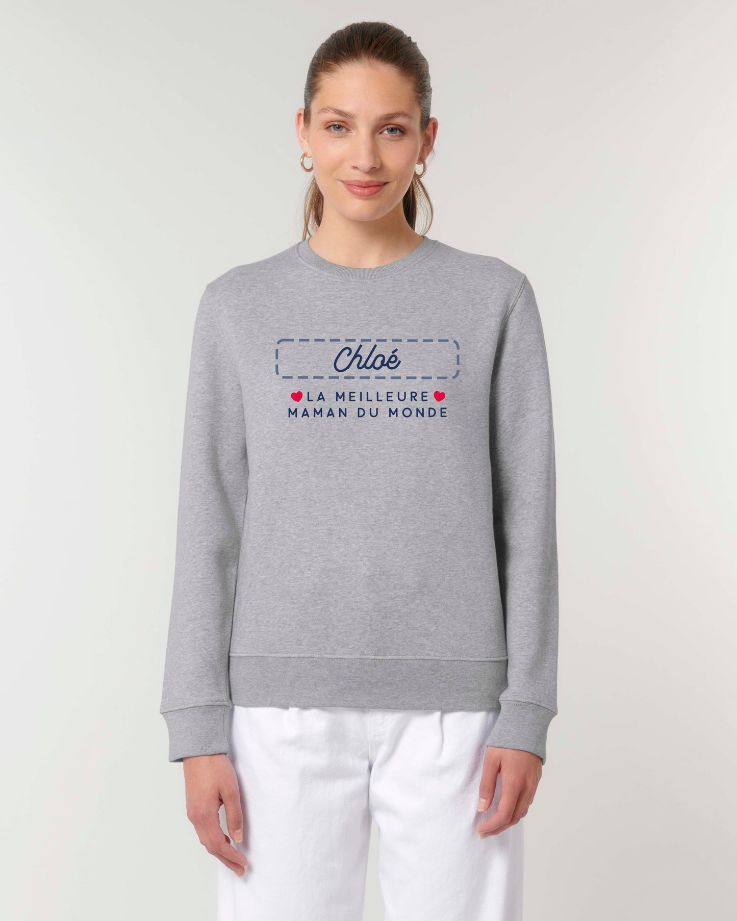 Sweat Femme personnalisable "La meilleure maman du monde"