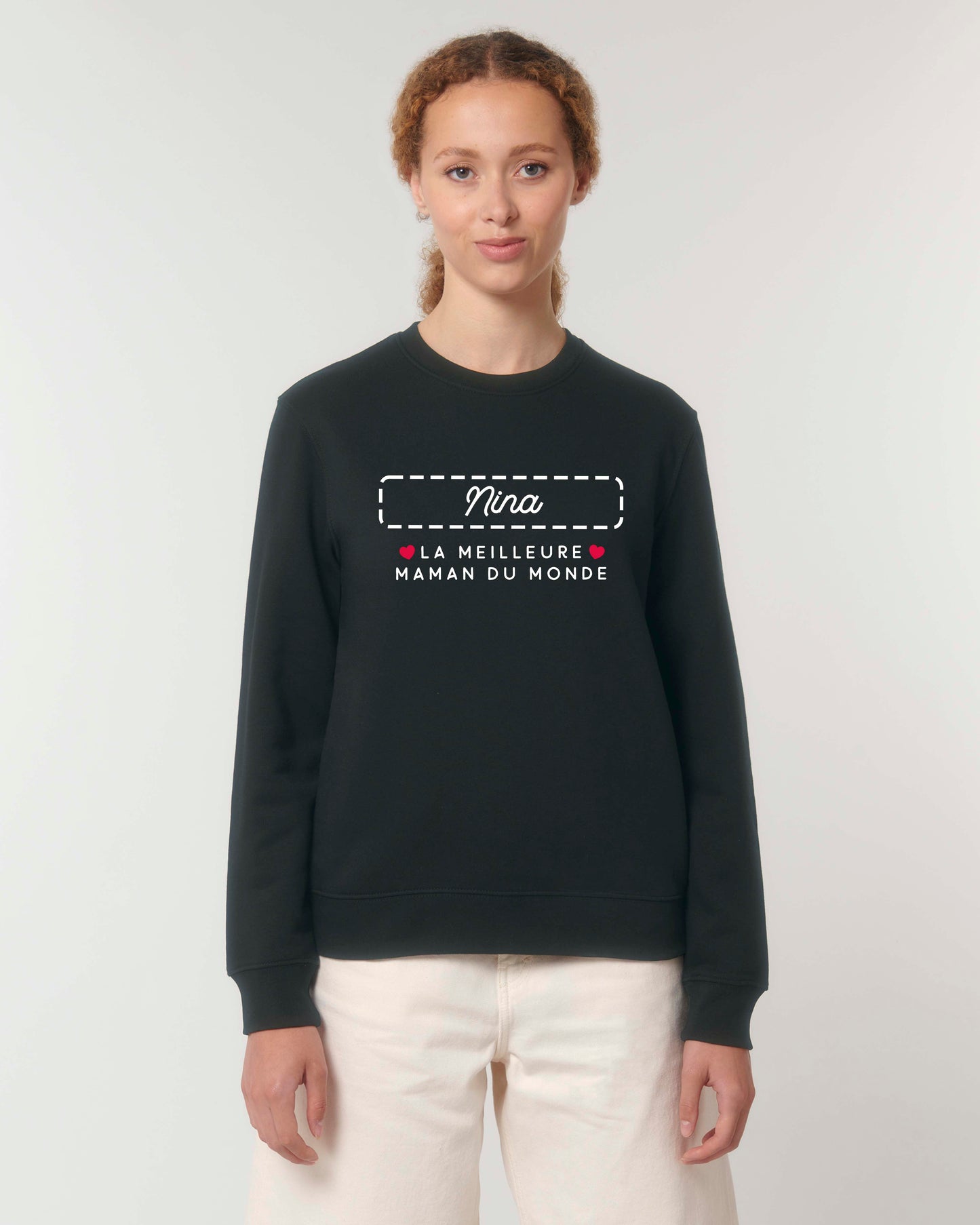 Sweat Femme personnalisable "La meilleure maman du monde"