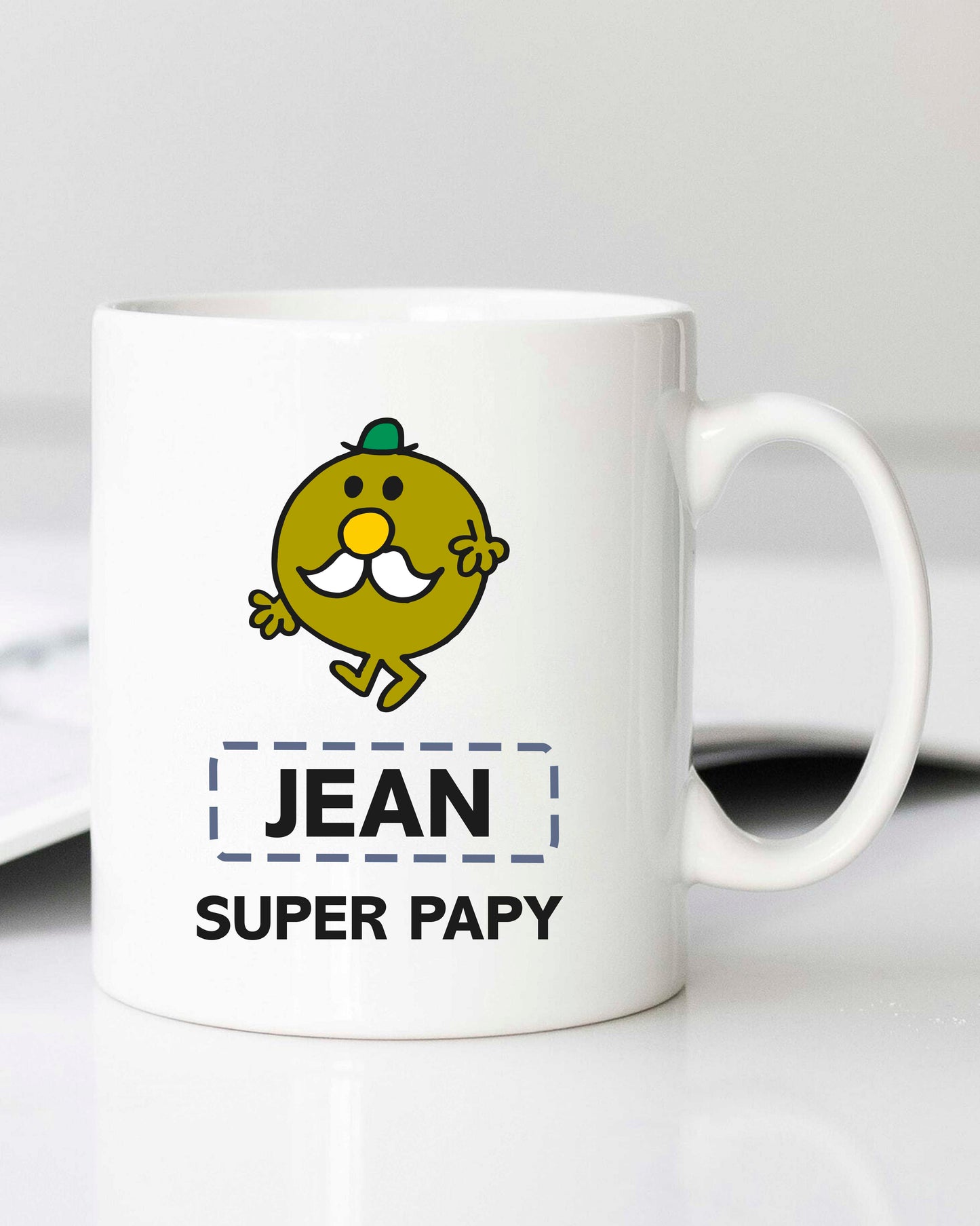 Mug personnalisable "Super papy Monsieur Madame"