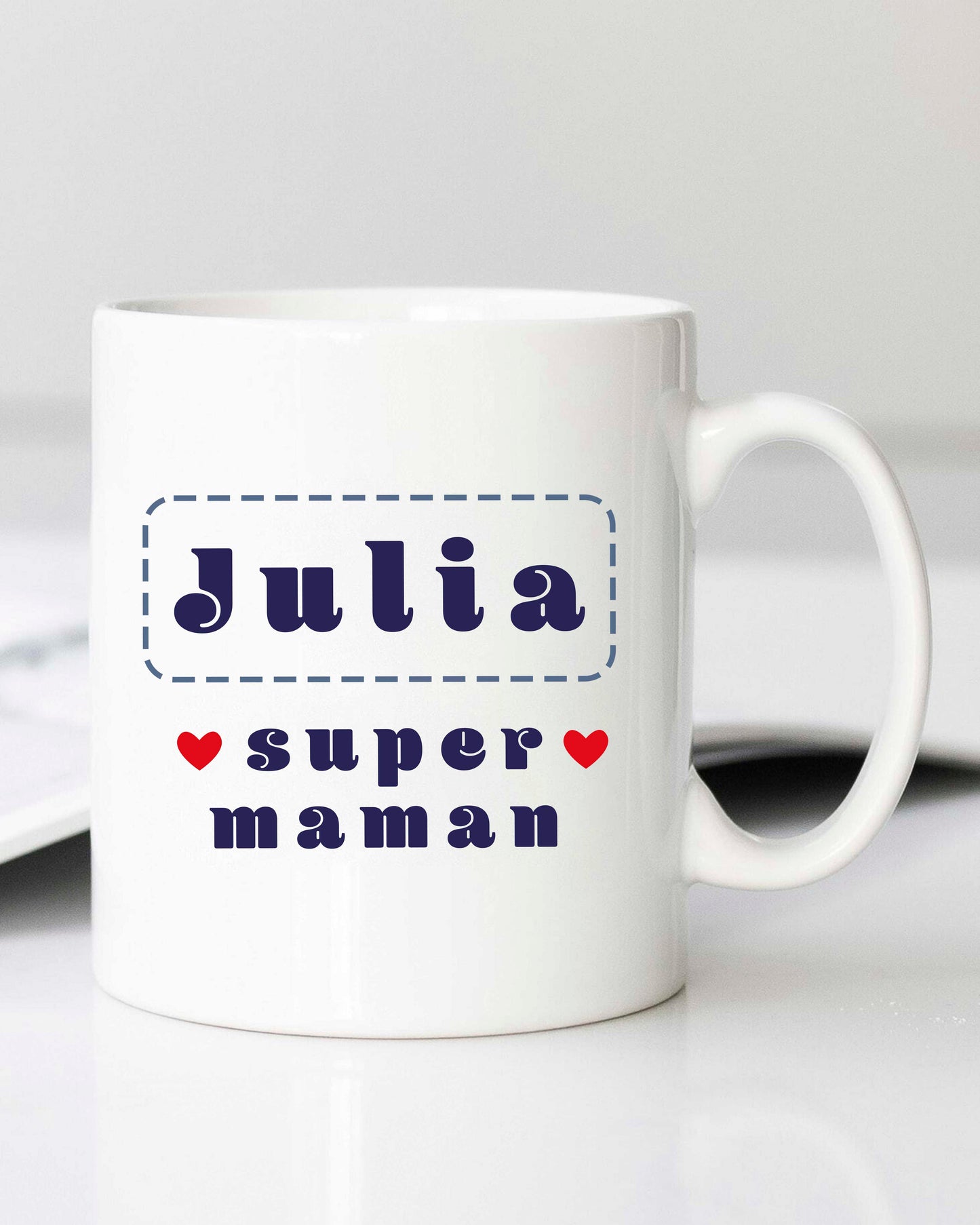 Mug personnalisable "Super maman"