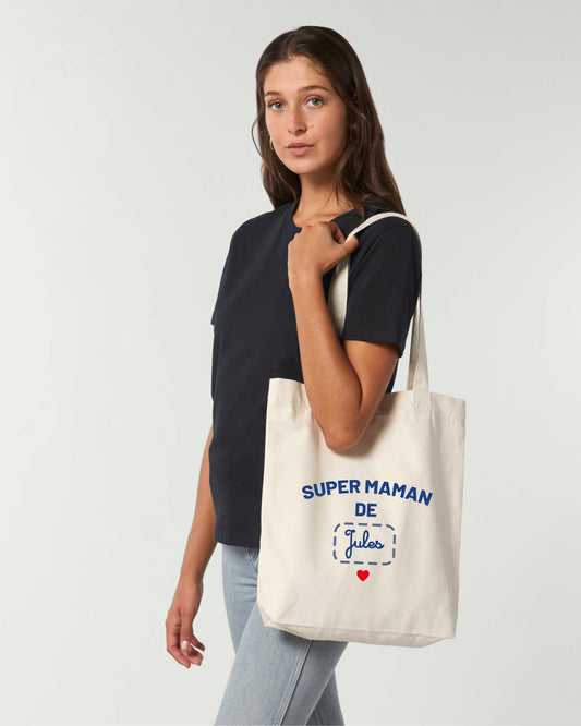 Totebag personnalisable "Super maman de"