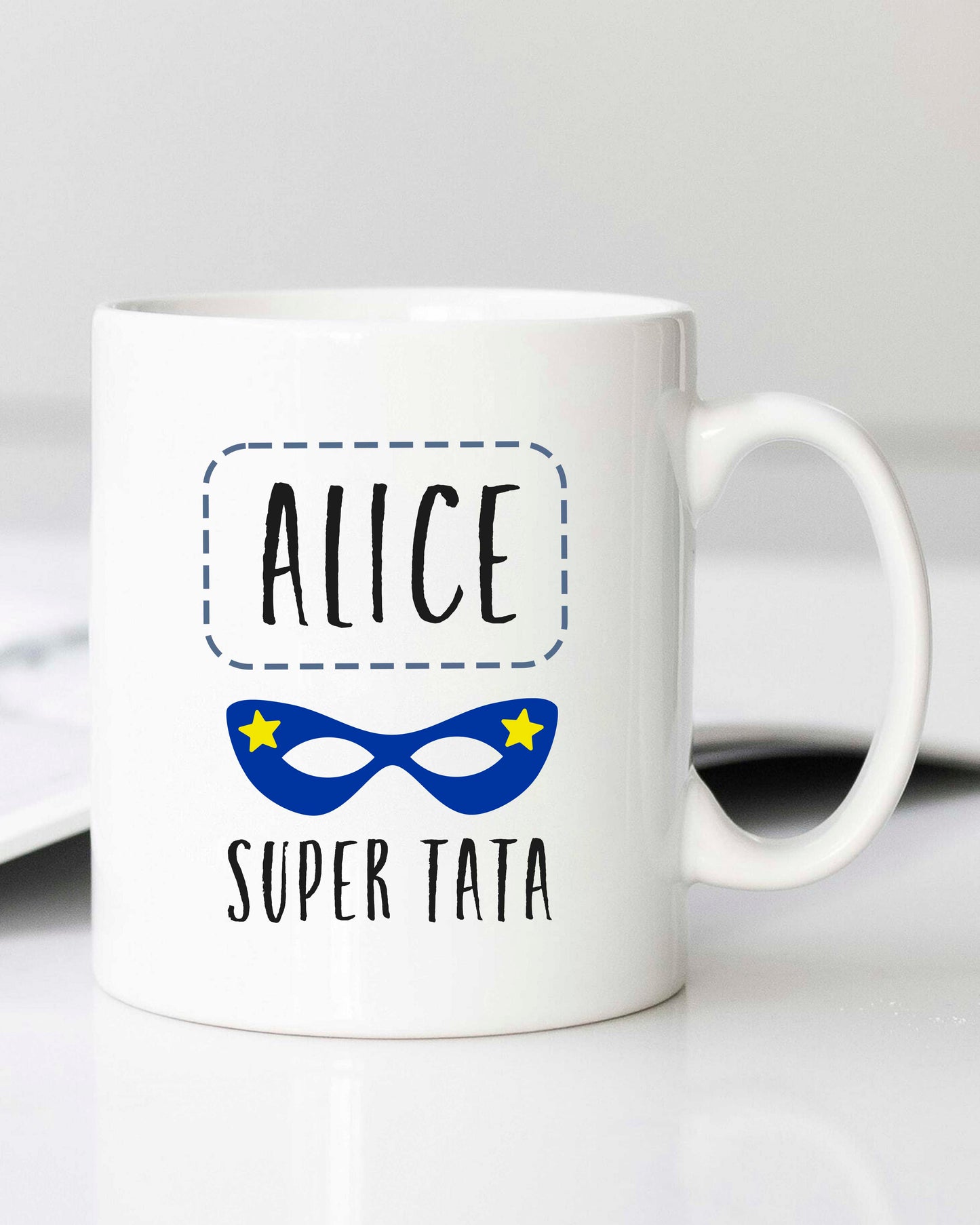 Mug personnalisable "Super tata"