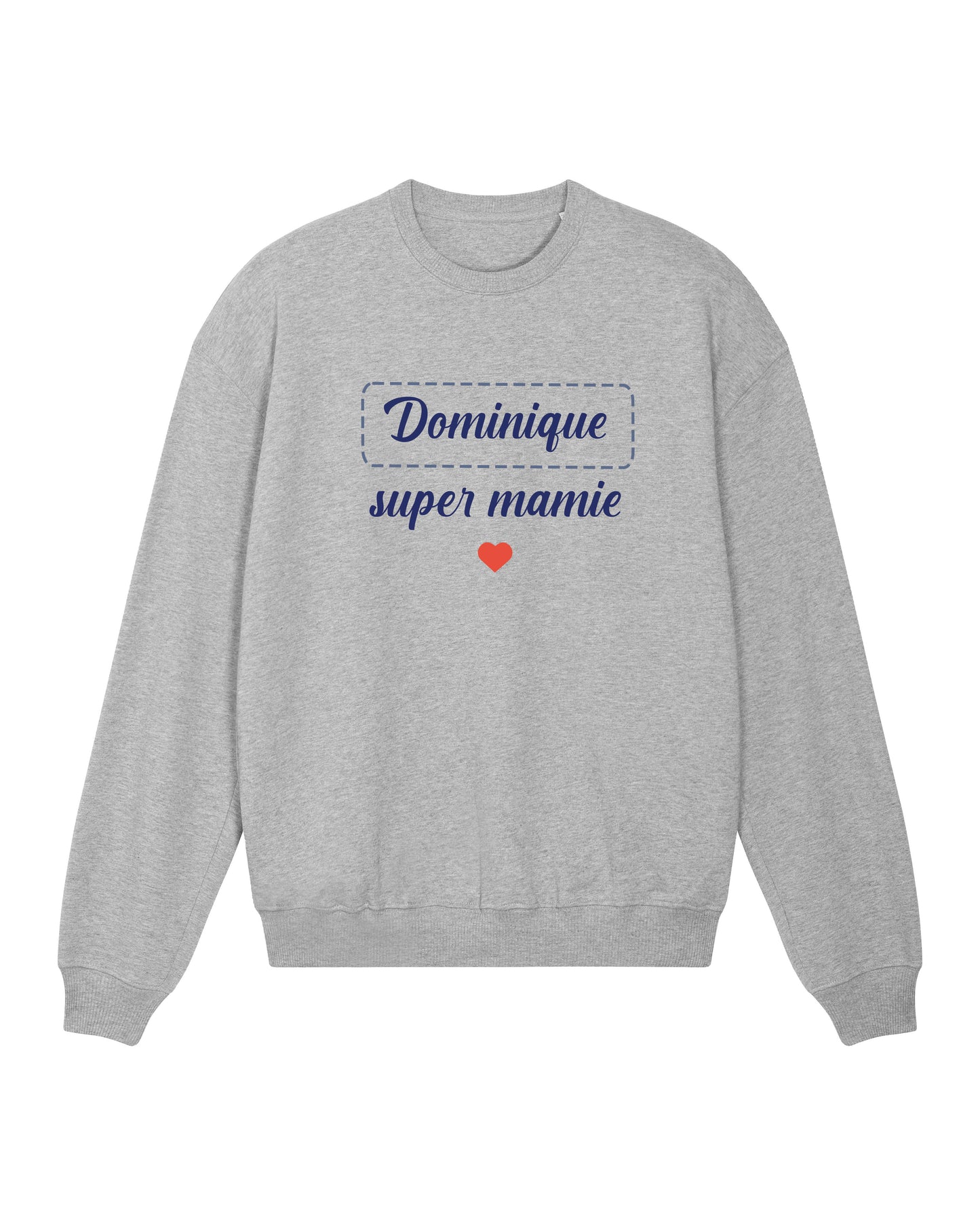 Sweat Femme personnalisable "Super mamie coeur"