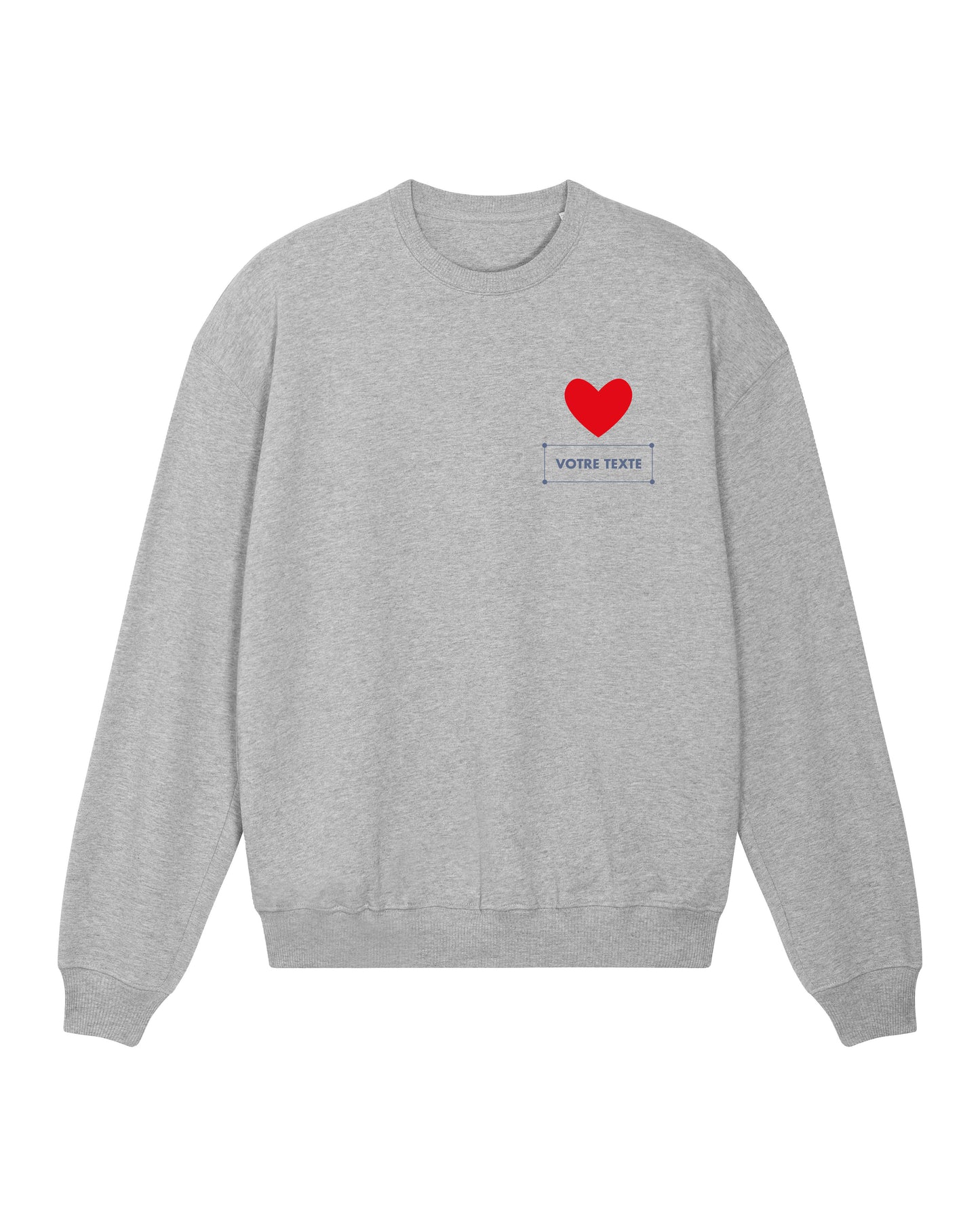 Sweat Femme personnalisable "Coeur + prénom"