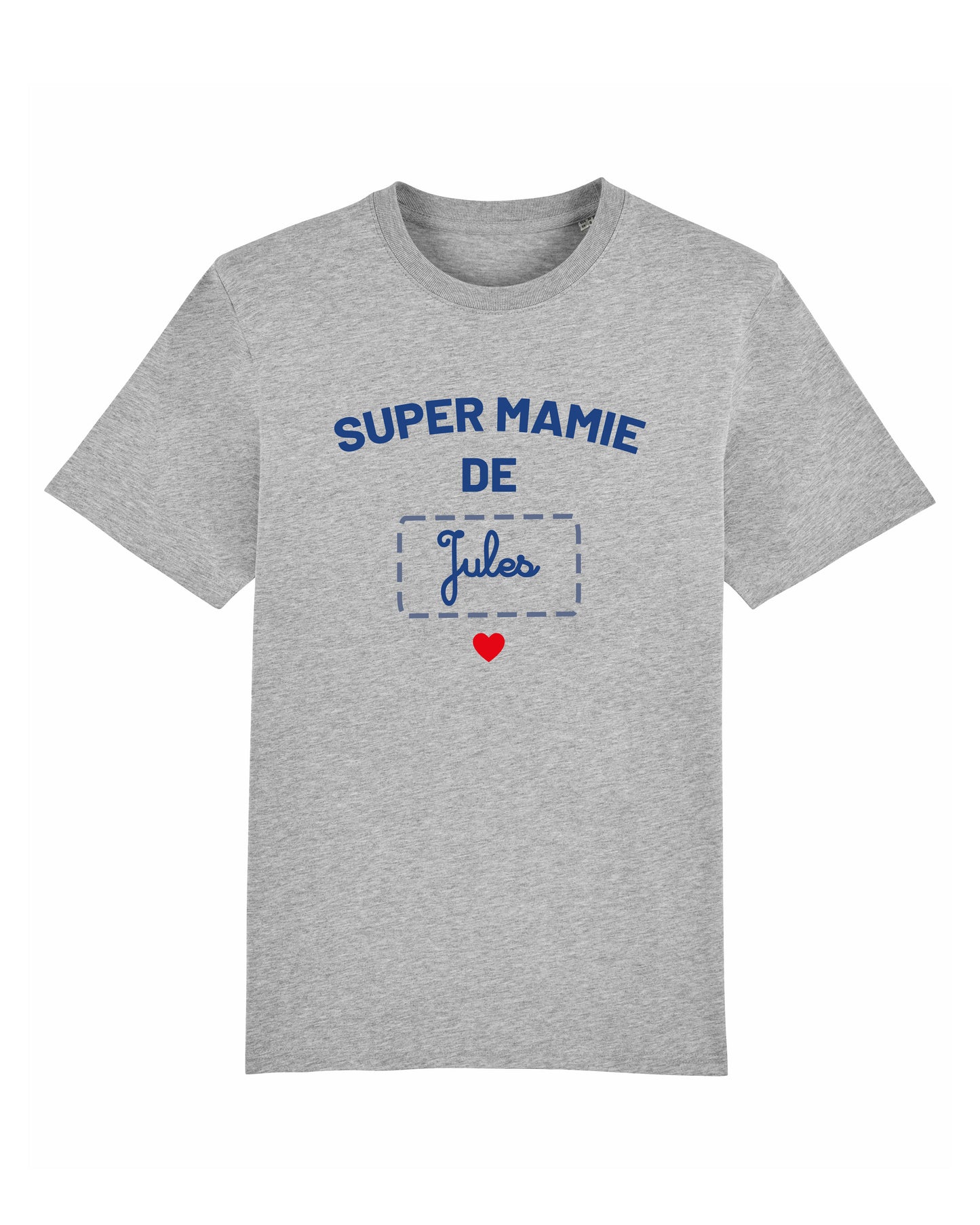 T-shirt Femme en coton bio personnalisable "Super mamie de"